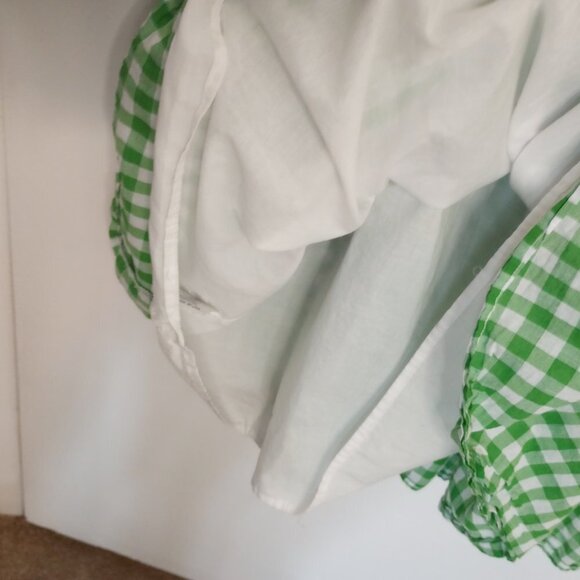 Draper James RSVP Green & White Gingham Tiered Sundress - Picture 7 of 14